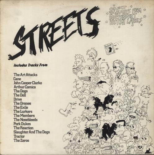 Various-Punk & New Wave Streets - EX UK vinyl LP album (LP